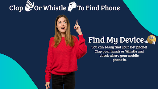 Android application Find Phone By Clap Or Whistle screenshort