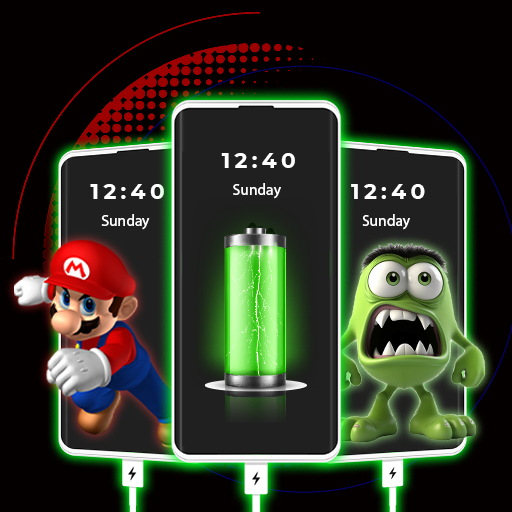 4k Charging Animation logo