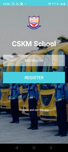 Android application CSKM school screenshort