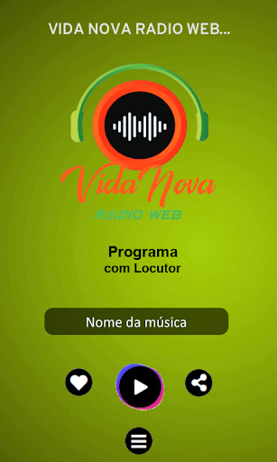 Vida Nova Rádio Web Screen 2