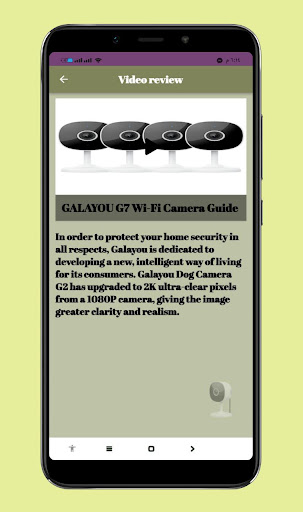 GALAYOU G7 Wi-Fi Camera Guide Screen 2