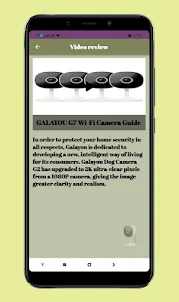 GALAYOU G7 Wi-Fi Camera Guide