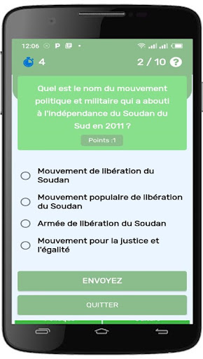 Quiz Soudan du Sud Screen 3