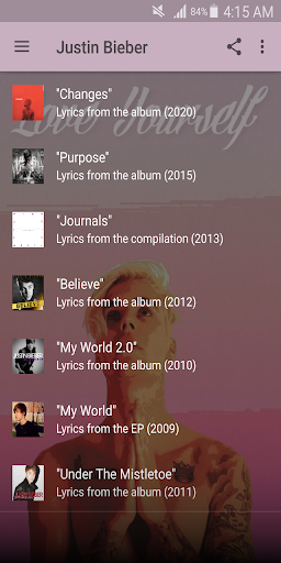 Updated Justin Bieber Lyrics Wallpapers Pc Android App Mod Download 21