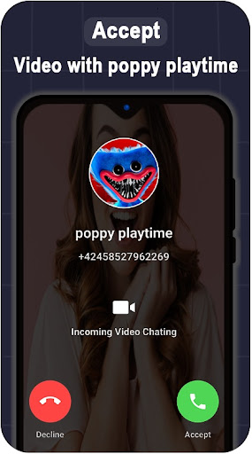 تحميل Poppy Playtime horror fake call video poster-3