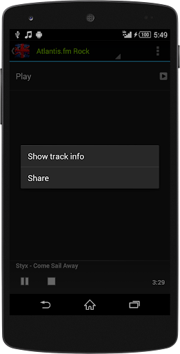 BritPop Music RADIO Screen 3
