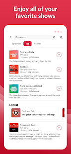 Offline Podcast App: Player FM Captura de pantalla