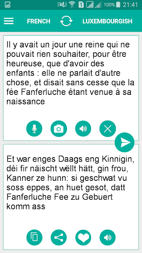 Android application Luxembourgish French Translate screenshort