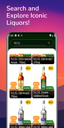 Bomuko - SL Liquor Prices Screen 3