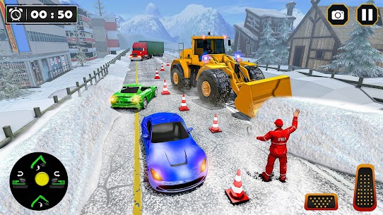 لعبة محاكاة شاحنة الثلج: ألعاب جديدة 2021 3