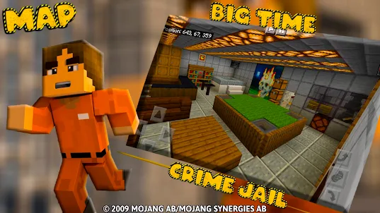 Big Time Crime Jail Maps MCPE