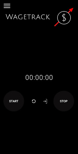 Android application WageTrack screenshort