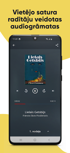 Aural audiobooks Screen 2