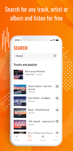 Upbeat: Music Streaming Player Screen 3