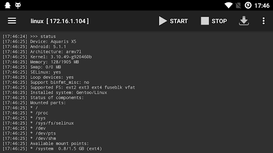 Linux Deploy Screenshot