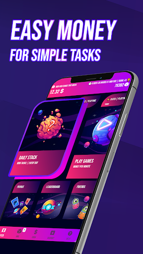 Android application Cash Galaxy Play to earn Money screenshort