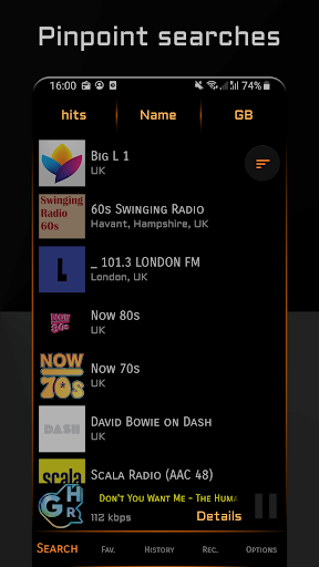 Android application Only Radio screenshort