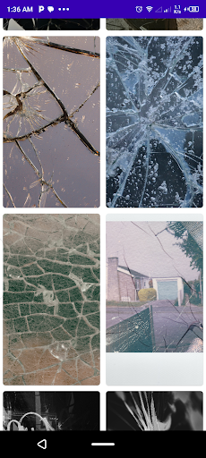 Android application Broken Screen Wallpapers screenshort