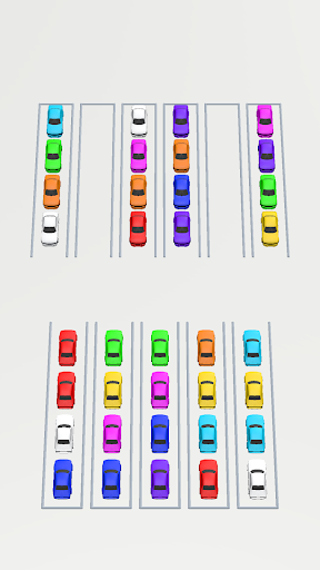 Android application Color Sort Puzzle: Parking 3D screenshort