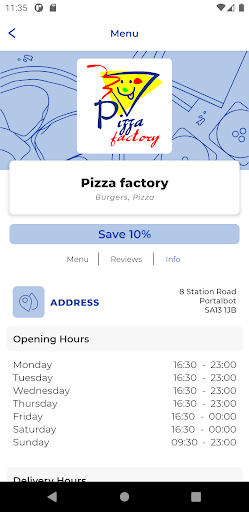 Pizza Factory SA13 Screen 2