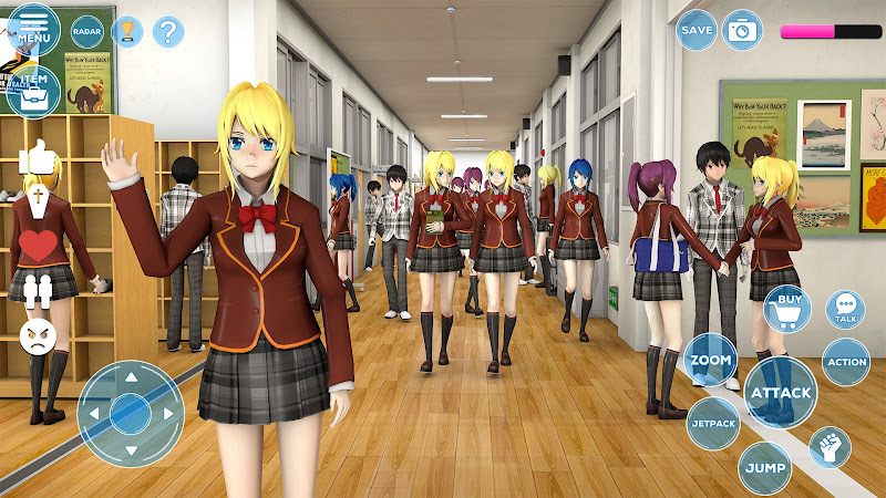 Anime High School Girl Sim 3D - Latest version for Android - Download APK