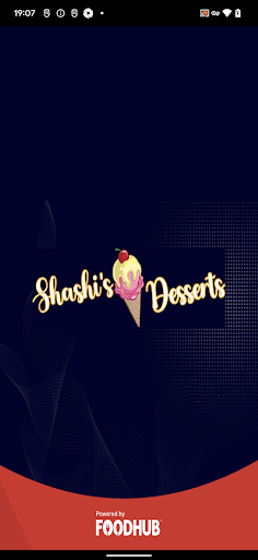 Android application Shashis Desserts screenshort