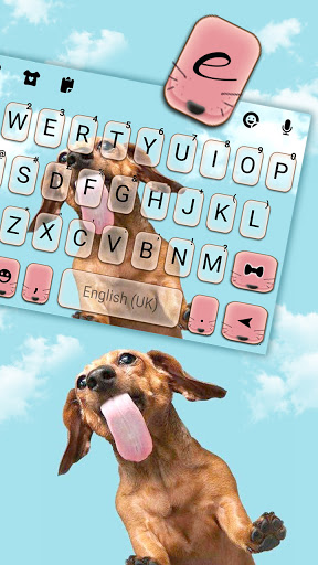 Funny Puppy Keyboard Backgroun Screen 2