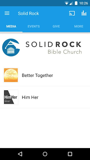 Android application Solid Rock Plymouth screenshort