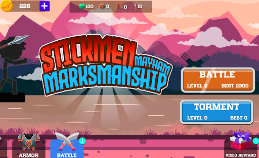 Stickman Marksmanship Mayham Screen 2
