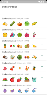 Stickers de Frutas