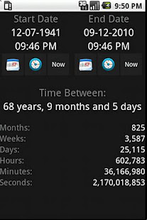 Now And Then - Date Calculator Varies with device APK screenshots 2