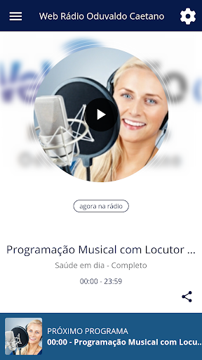 Android application Web Rádio Oduvaldo Caetano screenshort