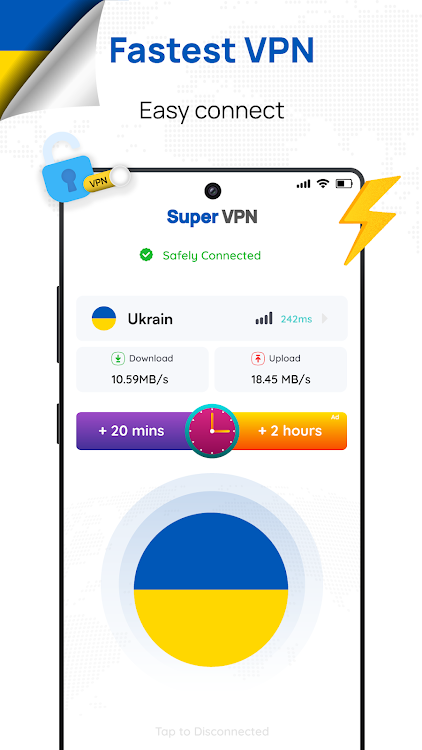 Ukraine VPN: Get Ukraine IP - New - (Android)