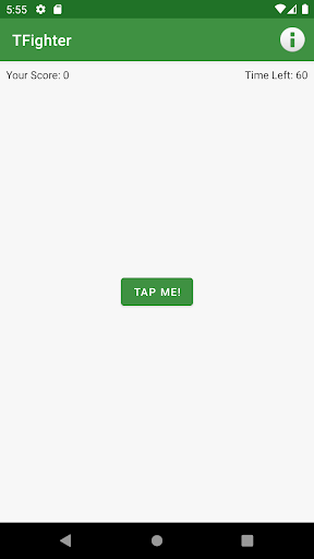 Android application ComptadorTimeFighterSergiTur screenshort