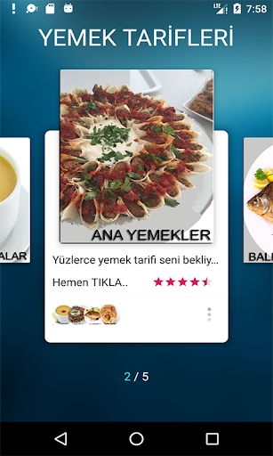 Çorba Ana Yemek Balık Tarifler Screen 2