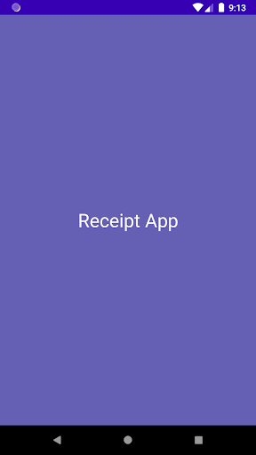 Android application BNReceipt screenshort