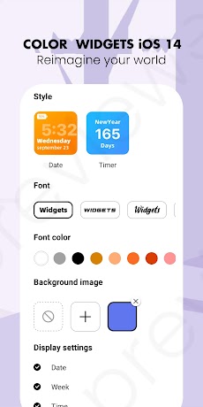 Widgets iOS 15 Color Widgets Personnaliserのおすすめ画像3