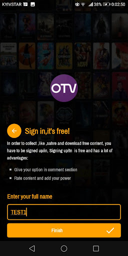 IPTV OTV Screen 3