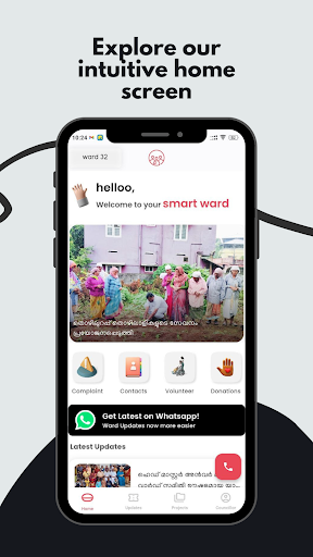 Android application Enteward: Better neighbourhood screenshort