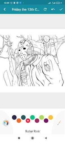 Coloring Game For Friday The 13thのおすすめ画像2