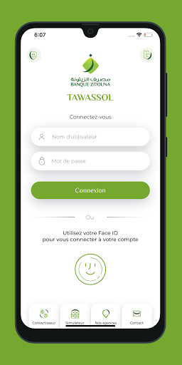 Android application Tawassol screenshort