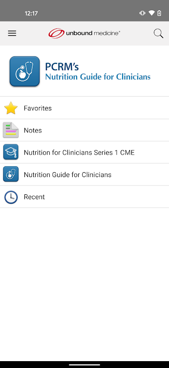 Nutrition Guide for Clinicians - 2.8.23 - (Android)