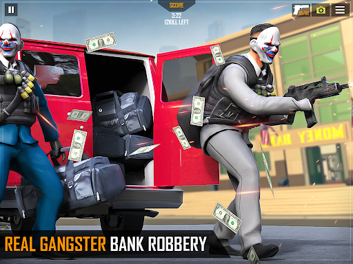 Real Gangster Bank Robber Game - Action - games