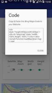 Embed Bing Maps Generator