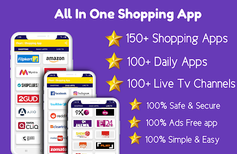All in One Shopping App for Flipkart Amazon Myntra 1