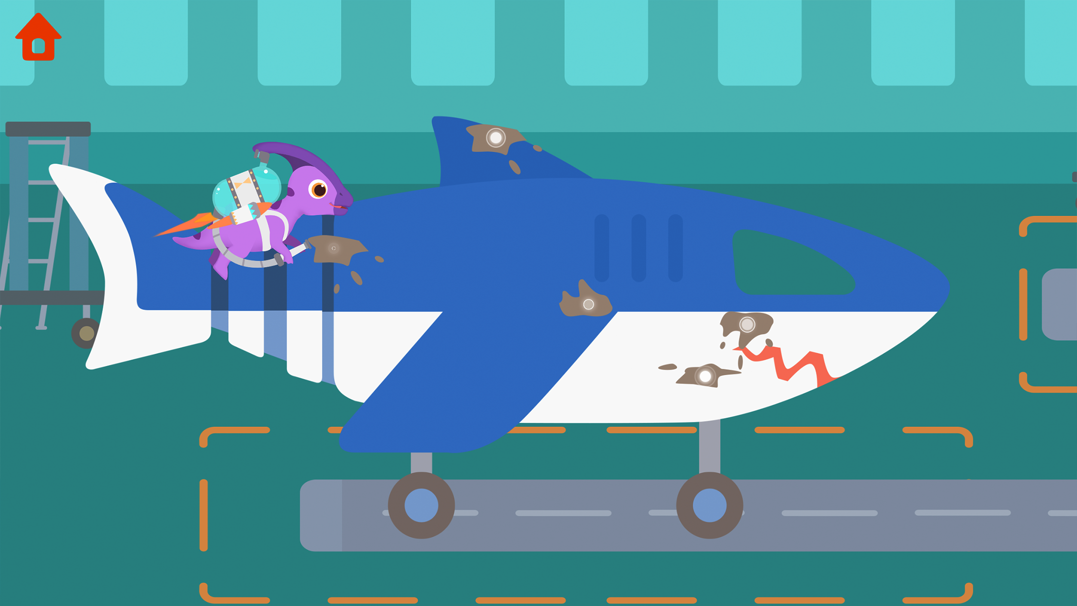 Dinosaur Airport:Game for kids