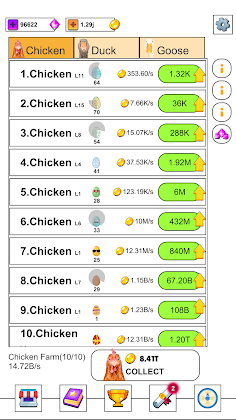Idle Chicken Duck Goose - Screenshot 1
