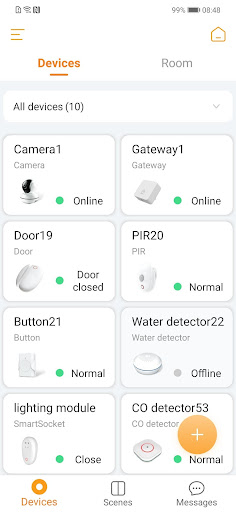 Android application Wise Homez screenshort