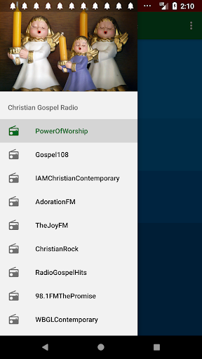 Android application Christian Gospel Music Now - W screenshort