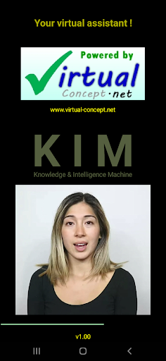 Android application KIM Artificial Intelligence screenshort